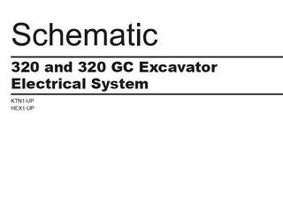 卡特320GC中文電路圖紙分享