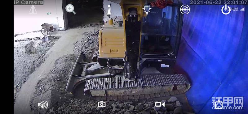 装个挖机停车监控监控远程摄像头-帖子图片