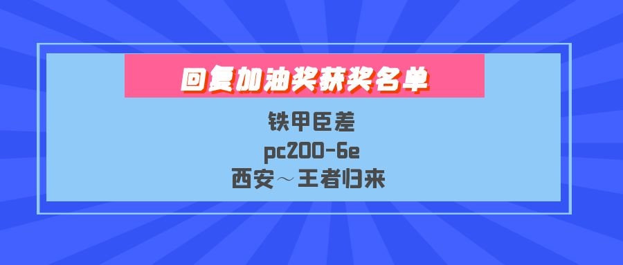 河南加油！上周河南加油話題活動獲獎名單公布！