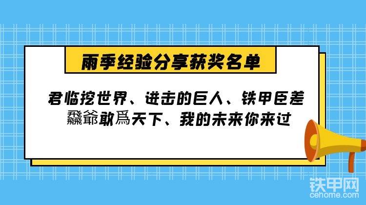 雨季經(jīng)驗分享會獲獎名單火熱出爐，快來看看你有沒有得獎！-帖子圖片