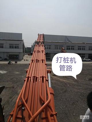 打桩机管路，安装调试完毕