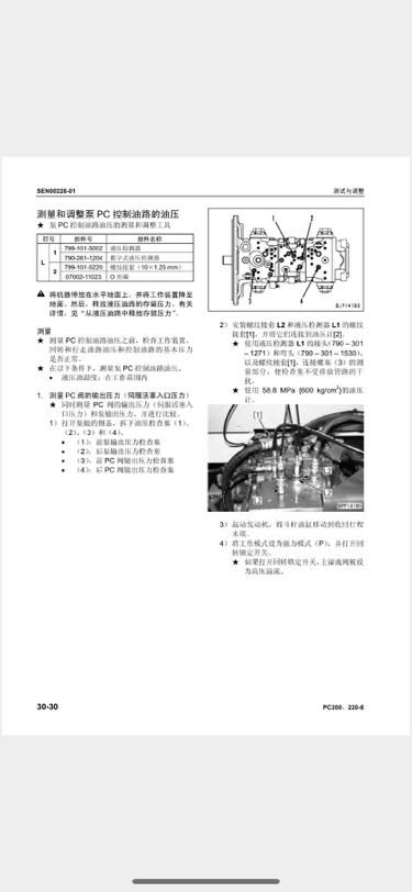 小松挖掘機(jī)維修技術(shù)資料