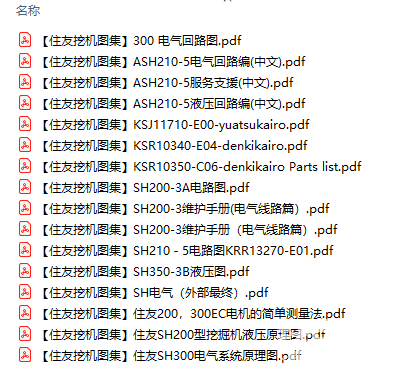 16個(gè)住友常見(jiàn)挖掘機(jī)液壓、電路圖紙大合集-帖子圖片