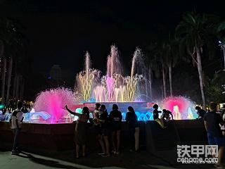 黎刹公园夜景🌉音乐喷泉