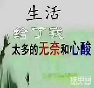 生活给了我太多的无奈和心酸