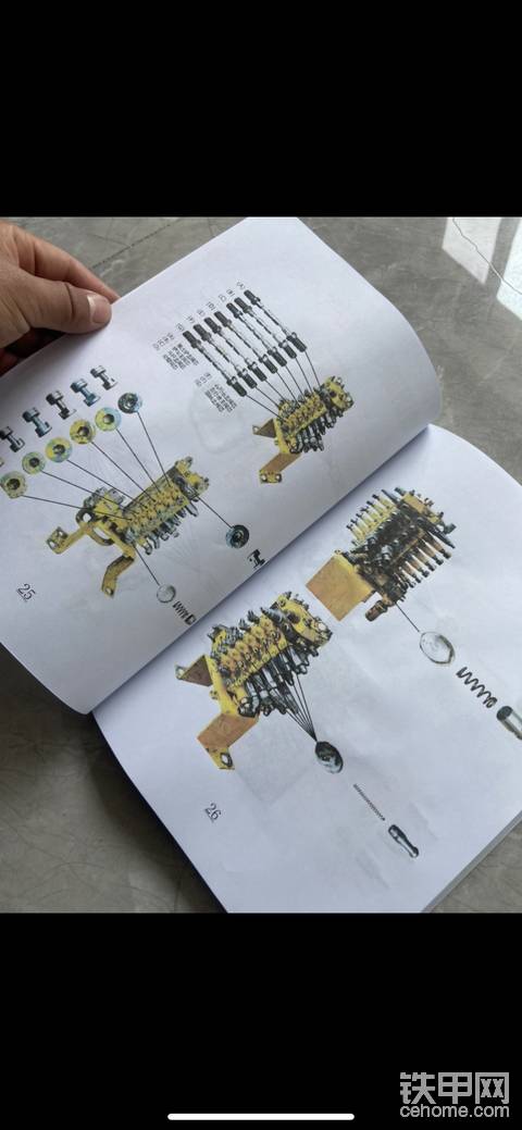 挖掘机分配器图解
