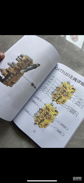 挖掘機維修必備，挖掘機主閥分配器圖解