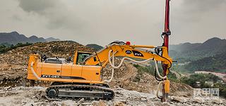 修路 坡坡坎坎 钻机来帮忙