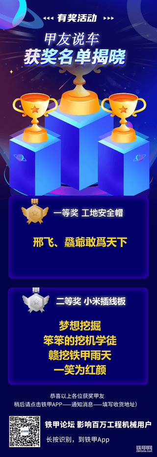 甲友说车征文活动获奖名单公布啦！快来领奖了！
