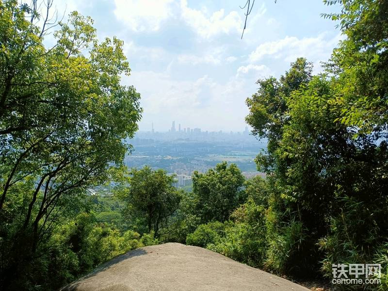 云淡天高，一览众山小，整个广州市区尽收眼底呀，令人心旷神怡，真是不枉此行啊！