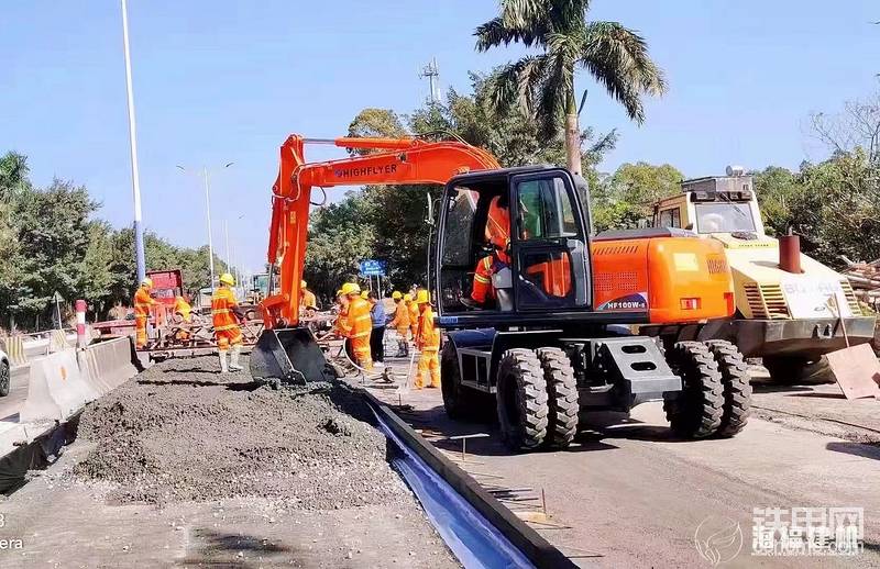 海福輪挖助力廈門市政建設-帖子圖片