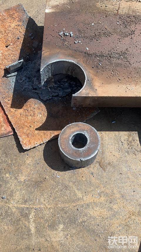 45挖机大臂修理，一天搞定