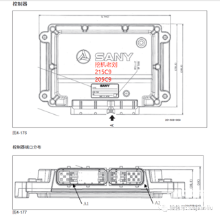 三一SY205C9、SY215C9、SY365H9电脑版针脚图，必须收藏非常珍贵