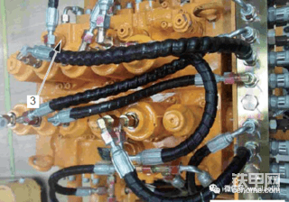 【SY365-10H挖机】主溢流阀和回转溢流阀 流量大小调节教学