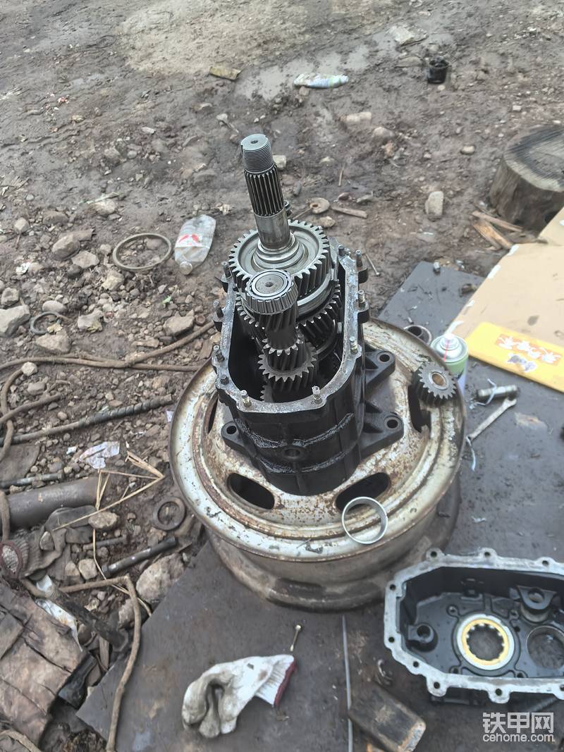 装倒一半就是这个样子，