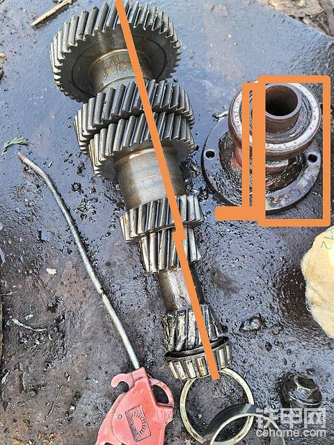 维修挖机省钱第八部-维修轮挖变速箱