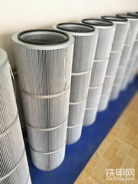 纳米阻燃防静电滤筒.磨粉 机滤筒除尘器.聚酯纤维除尘滤筒