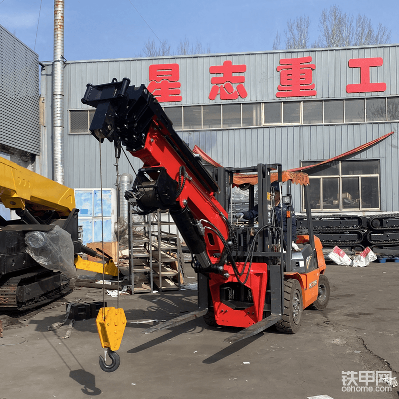 星志五噸叉車飛臂吊 —— 一機(jī)多用-帖子圖片