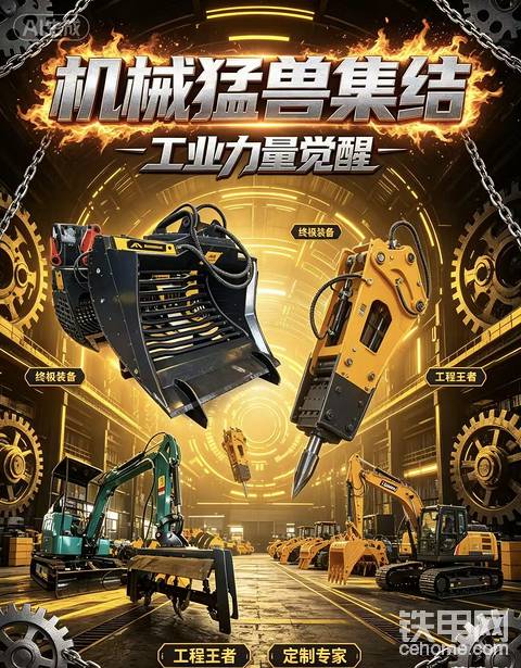 【干货】挖掘机属具全盘点！从土方到开荒，一篇教你选对不选