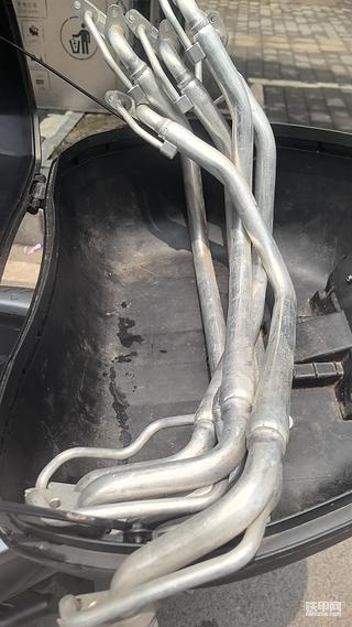 加装徐工200挖机空调同轴管