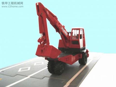 油谷TY-45轮呔式挖掘机模型
