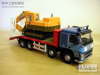 沃尓沃拖板車模型系