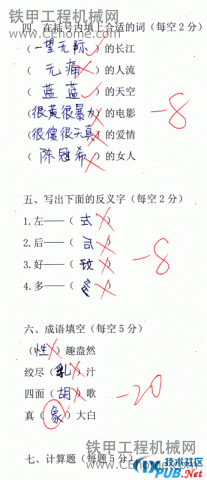 最牛B的試卷。。。讓大家一起樂呵樂呵。。。