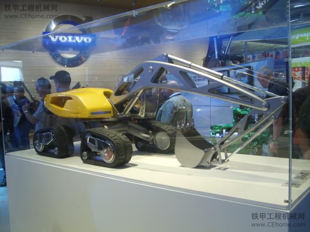 亲眼目睹Volvo概念挖机