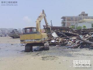 卡特120B小挖拆大船