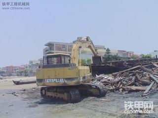 卡特120B小挖拆大船
