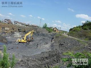 天高云淡--矿山美景