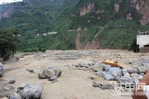 云南巧家县发生特大山洪的一张图