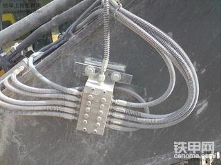 volvo460装上自动打黄油