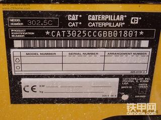 CAT 301.5、301.6、301.8、302.5....等小挖型號。請欣賞。
