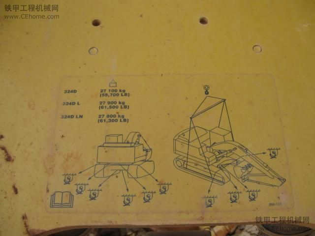 CAT324D的功率和自重到底是多大？