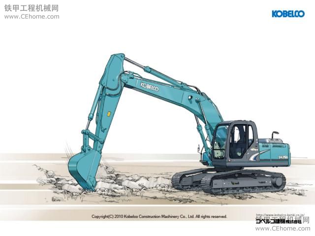 神鋼挖掘機10月份月曆