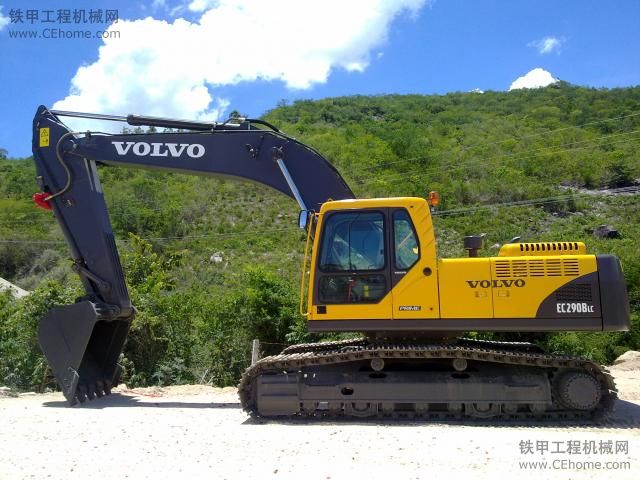 我10月份買到VOLVO290挖機