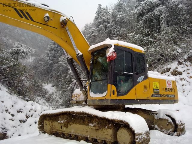 下暴雪 工地隨拍