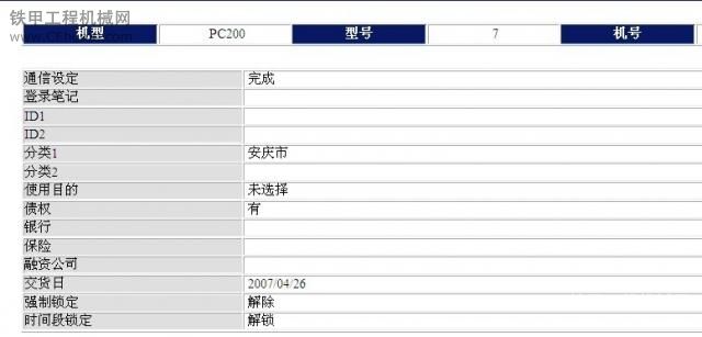 小松200-7挖掘机出售