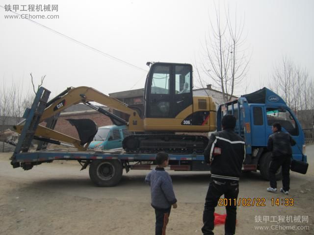 CAT306小挖剛到家