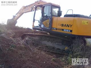 在山上的那点事 我的三一SY215C-8挖掘机