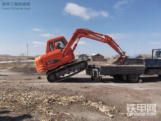 我的小80上拖车