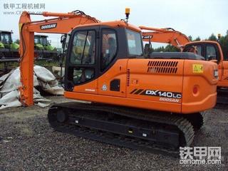 新版斗山DX380LC和DX140LC挖掘機