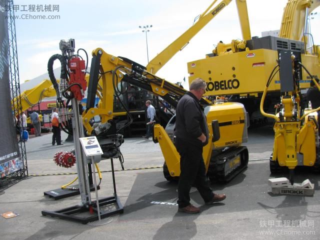 Conexpo2011之瑞典布魯克Brokk遙控機器人