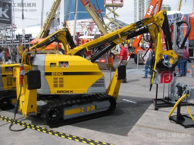 Conexpo2011之瑞典布魯克Brokk遙控機器人