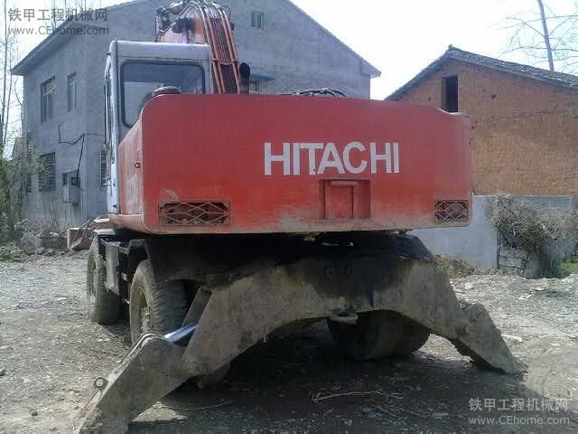 上海中介出售日立輪式挖掘機(jī)EX160WD-1 HITACHI