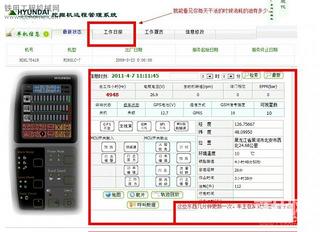 現(xiàn)代265LC-7的GPS遠(yuǎn)程管理系統(tǒng)如何使用