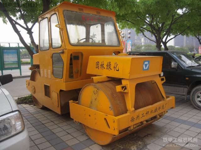 單位處理車，徐州路友，雙鋼輪靜壓式8-10噸壓路機(jī)，性能良好