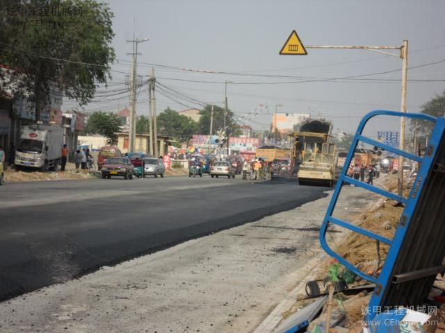 邦喜公路（城內(nèi)稱人民路）大修工程