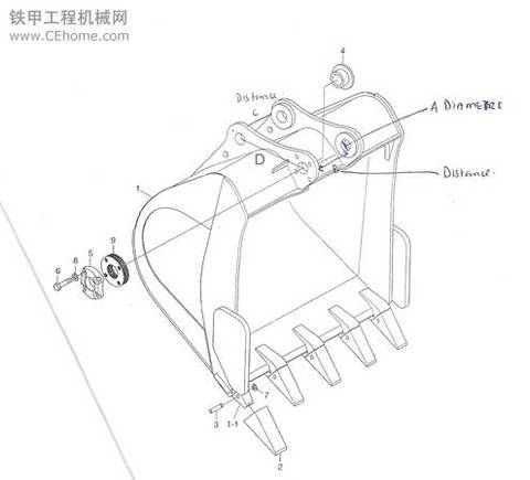 请教关于现代450，利勃海尔914的几个数据